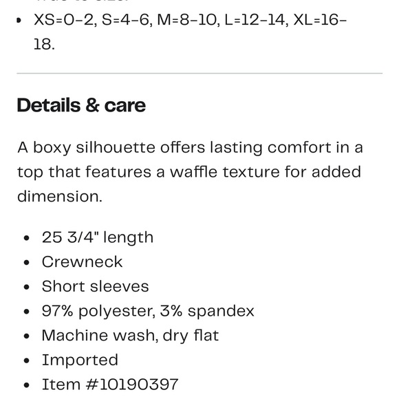 Max Studio blue waffle knit top. Size medium - Picture 4 of 8